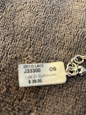 Brighton Silver Tone Chain Bracelet with Tag Detail